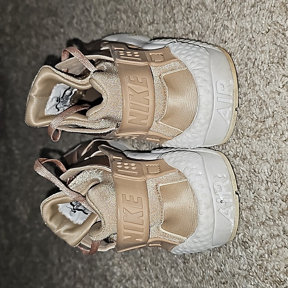 Nike Huarache Run Rose Gold W7 - Picture 4 of 5